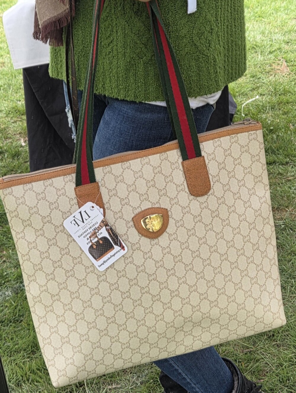 Gucci tote bag Zip Top vintage